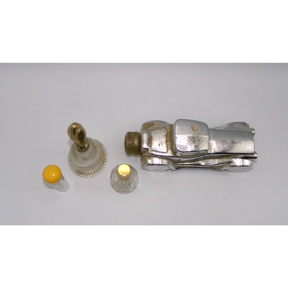 Vintage Mixed Lot AVON Men's Cologne Car Bell small bottle empty perfume bottle - Picture 2 of 12